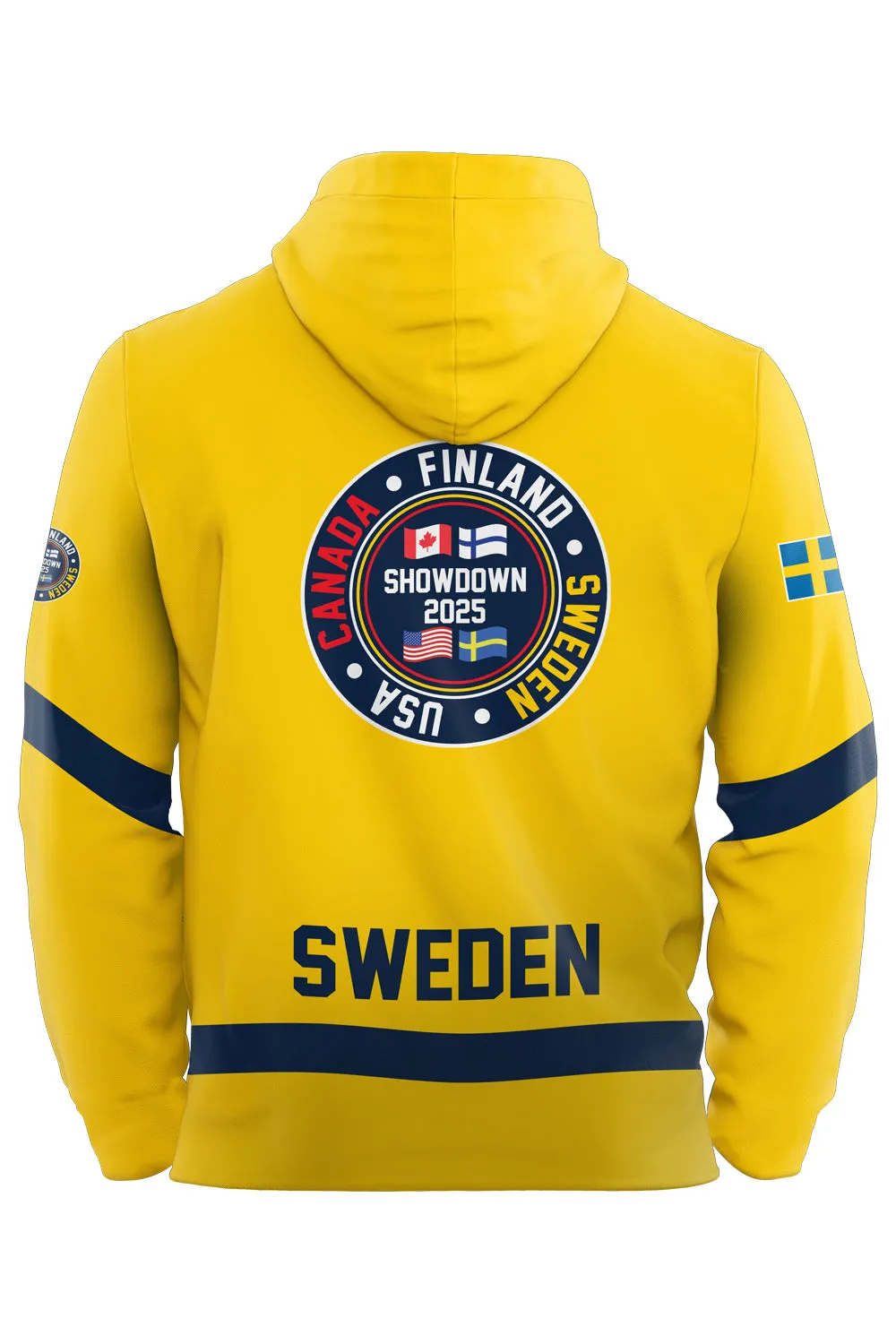 Sweden Nations 2025 Special Edition Hockey Hoodie