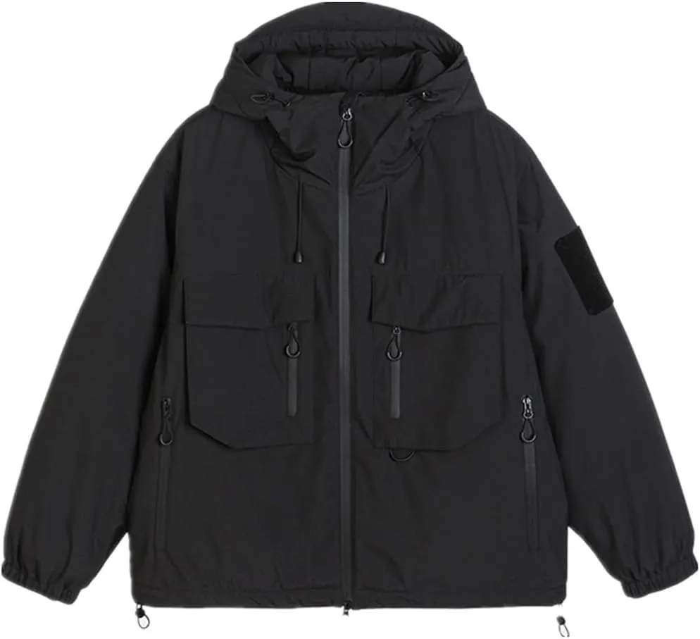 TeidEa Men'S Winter Loose Outdoor Waterproof 90% White Duck Down Rushing Jacket Jacket Down Jacket