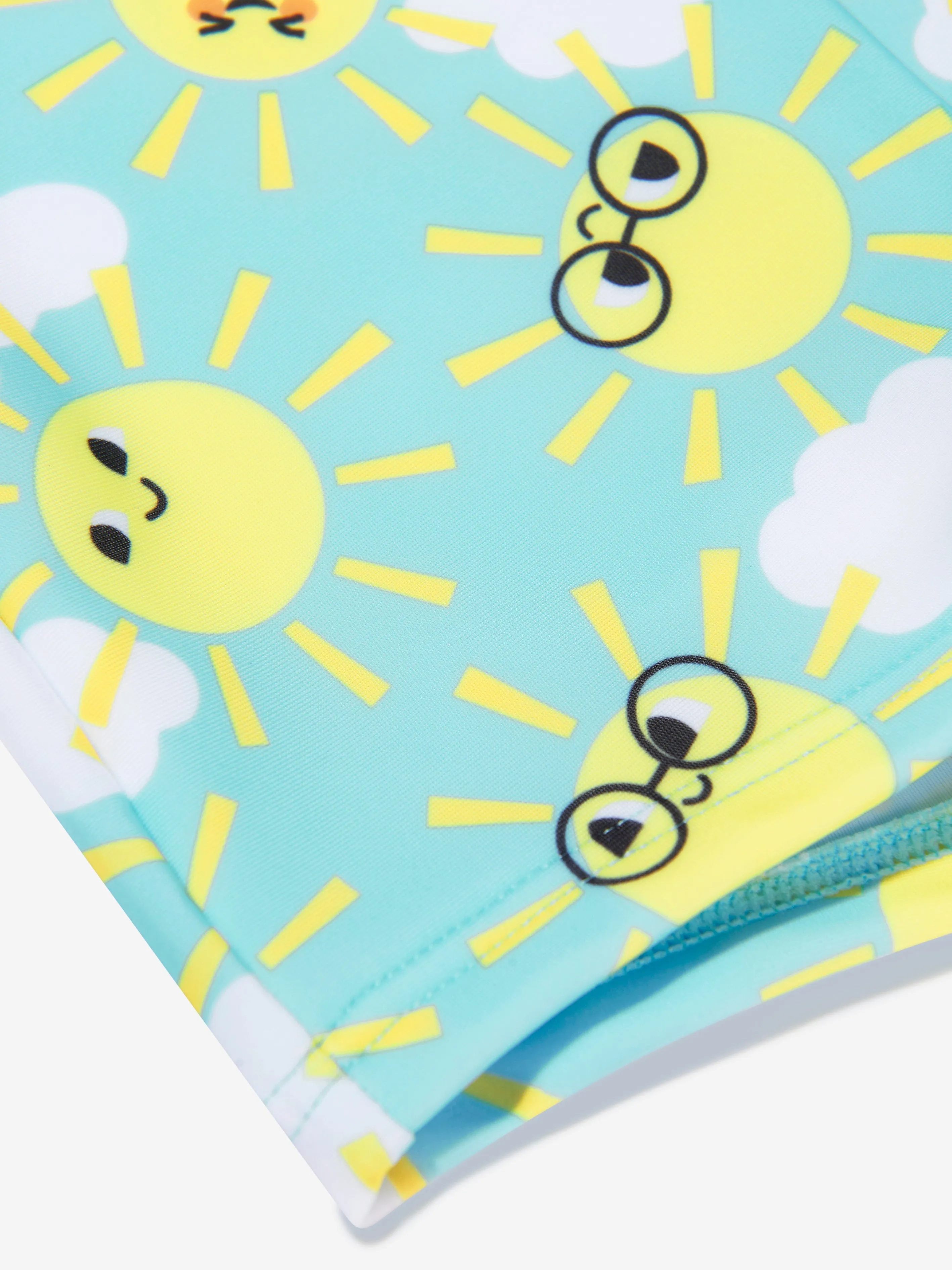 The Bonnie Mob Boys Sunshine Swim Shorts in Blue