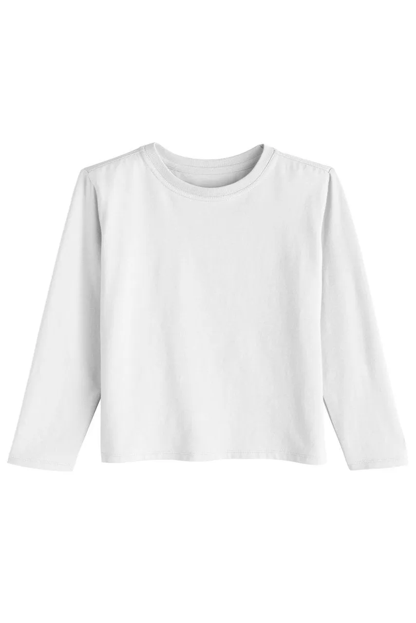 Toddler Coco Plum Everyday Long Sleeve T-Shirt | White