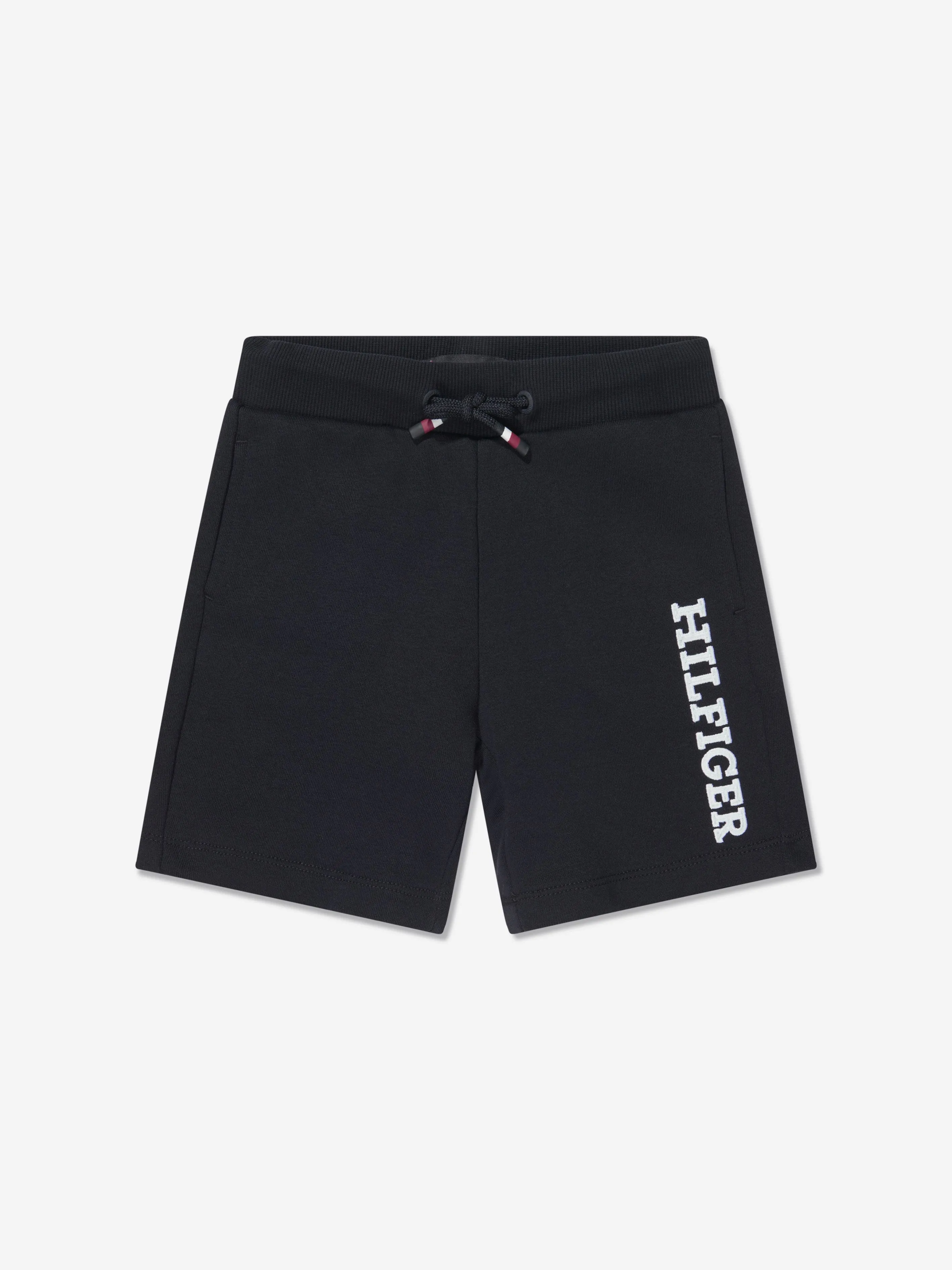 Tommy Hilfiger Boys Monotype Sweat Shorts in Navy