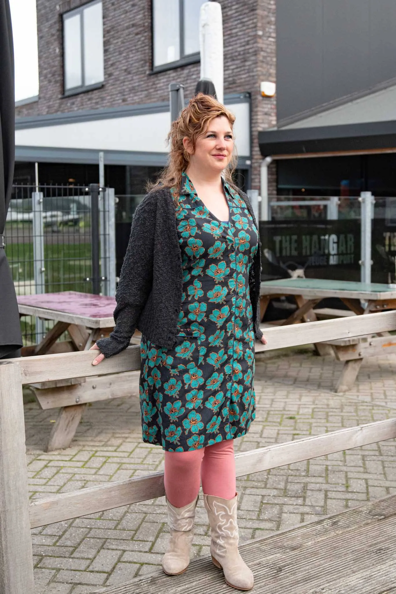 Triple G - nieuw ontwerp- dubbelzijdig- jurk/ vest/ tuniek- Alles in 1! ginko