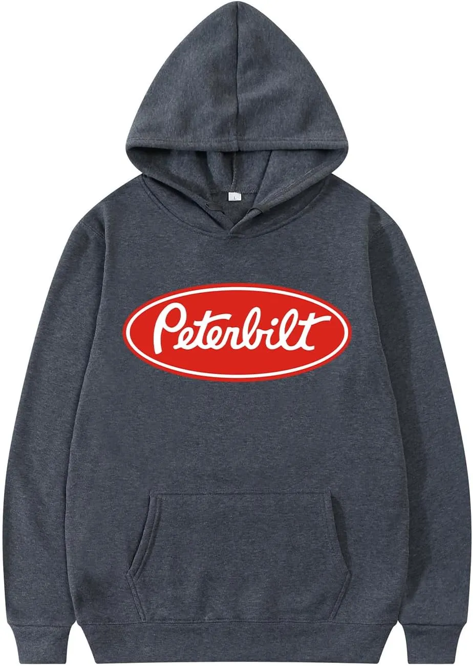 Trucker Logo Graphic Hoodie Sweatshirt for Truck Enthusiasts for Men & Women