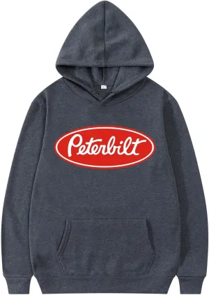 Trucker Logo Graphic Hoodie Sweatshirt for Truck Enthusiasts for Men & Women