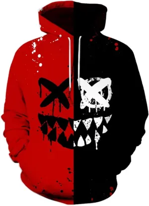 Unisex Novelty Hoodie Funny Personalized Printed Sweater Party Atmosphere Fashion Hoodie