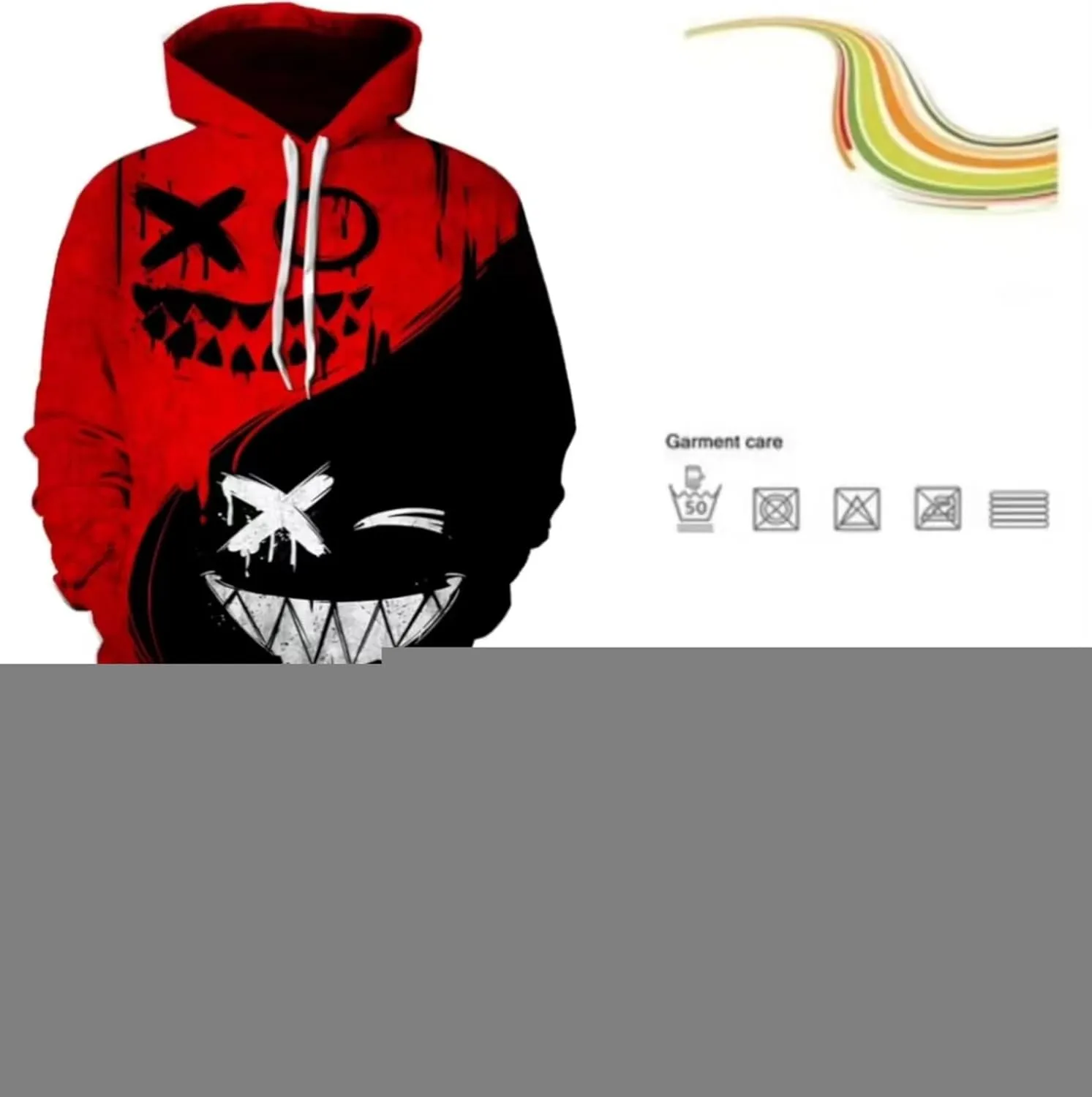 Unisex Novelty Hoodie Funny Personalized Printed Sweater Party Atmosphere Fashion Hoodie