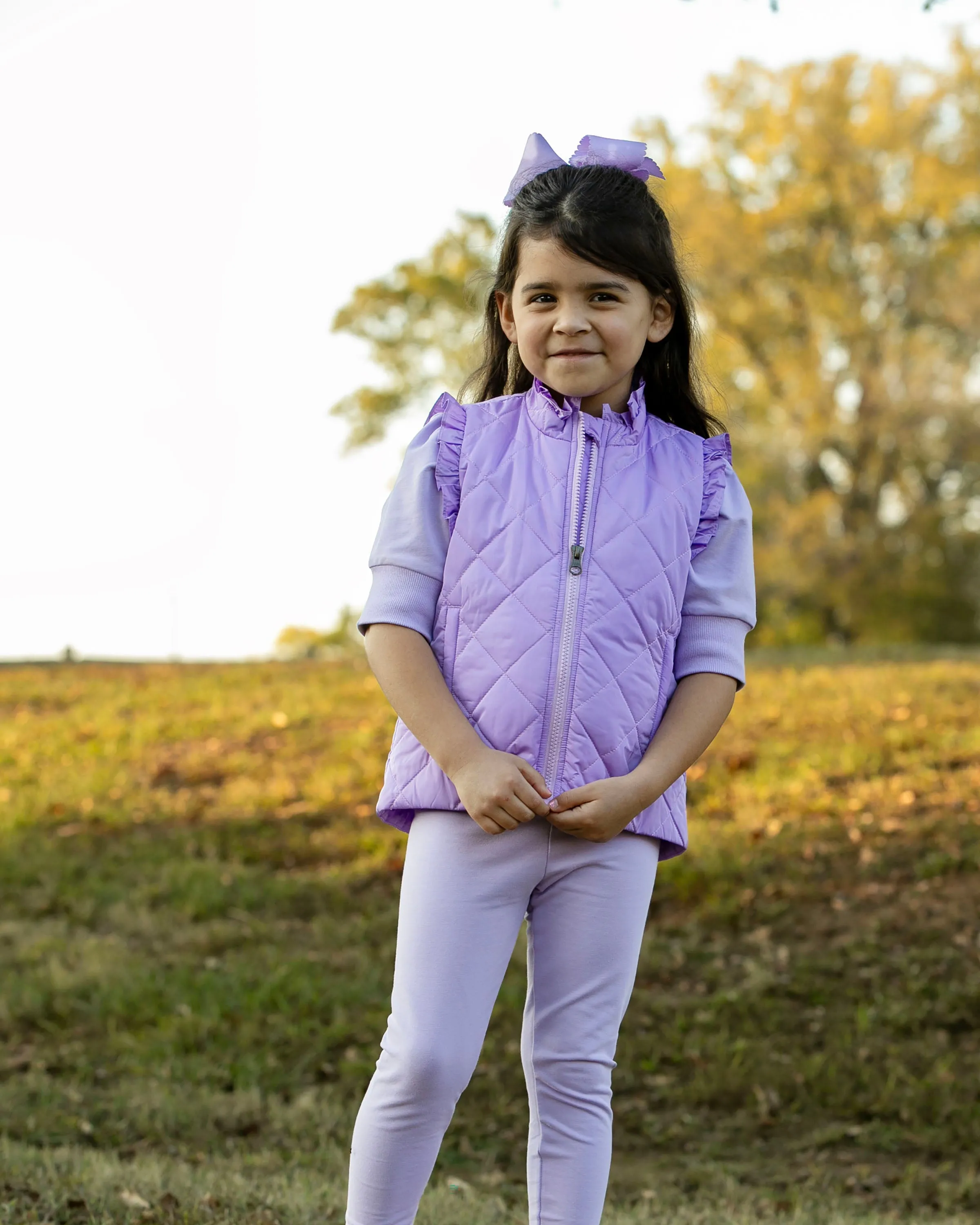 Vera Vest with Ruffle