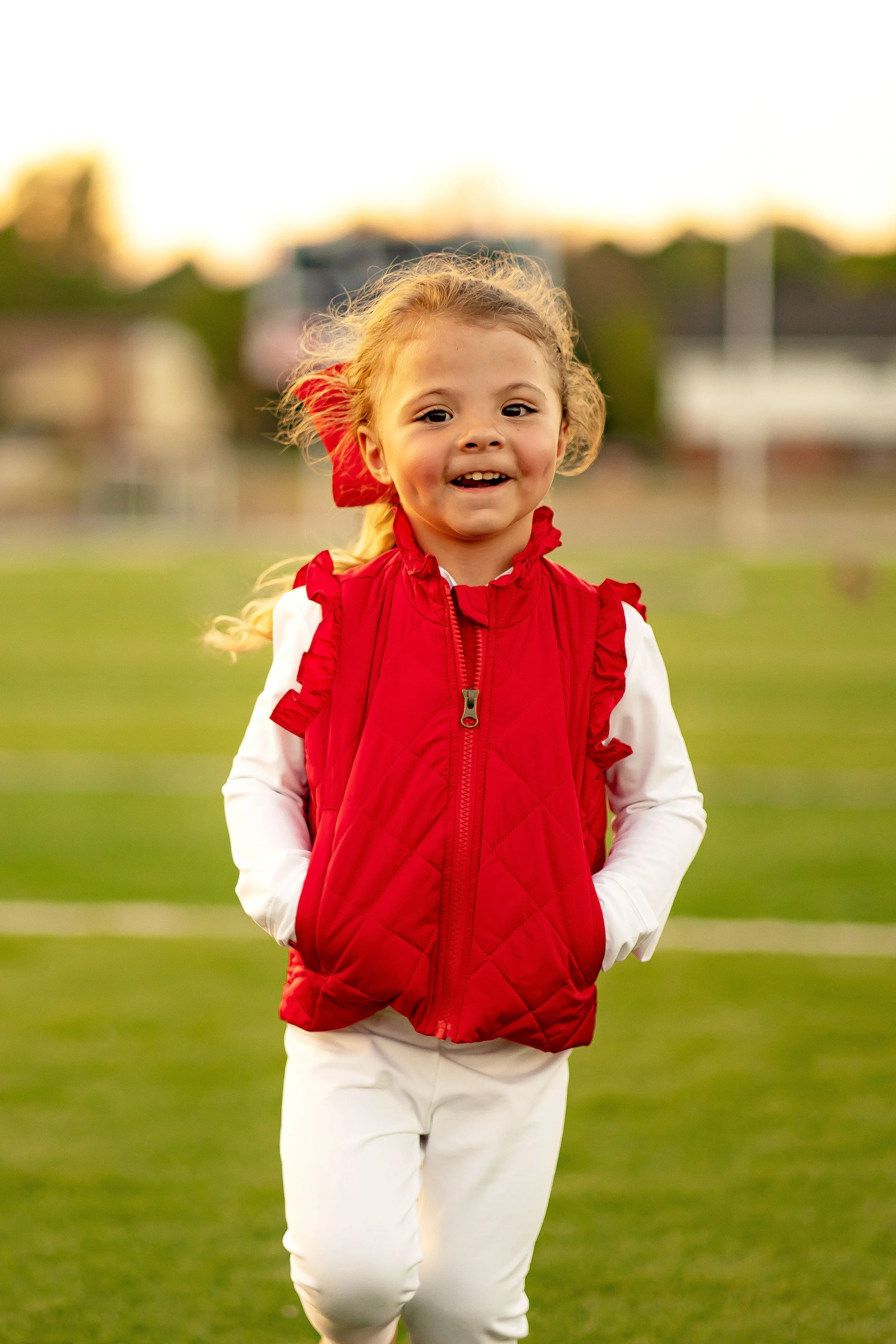 Vera Vest with Ruffle