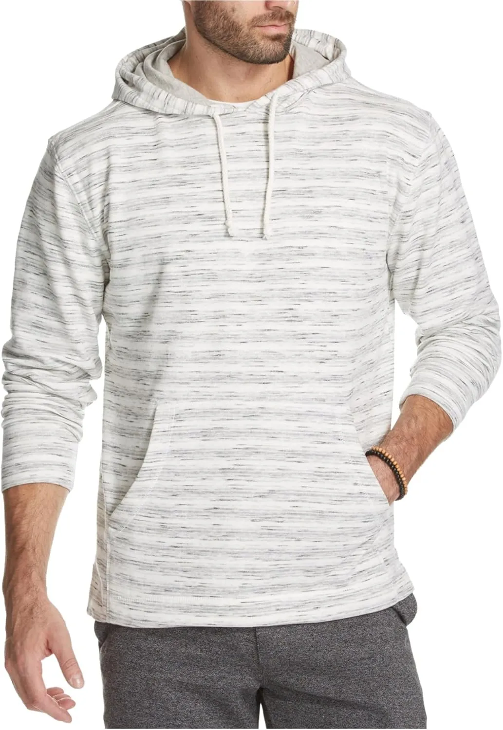 Weatherproof Mens Marled Hoodie Sweatshirt