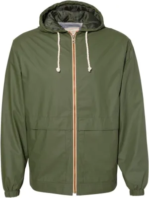 Weatherproof Vintage Hooded Rain Jacket XL Bronze Green