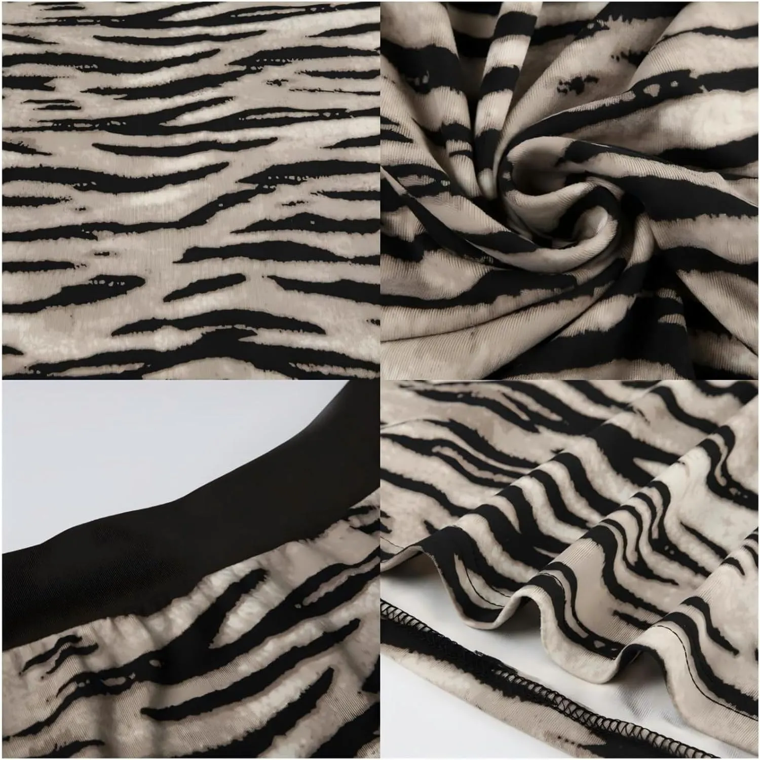 Women Y2k Ladies Leopard Print Long Skirt Casual 2000s Aesthetic Slim-fit Low Rise Skirts Vintage Clothing
