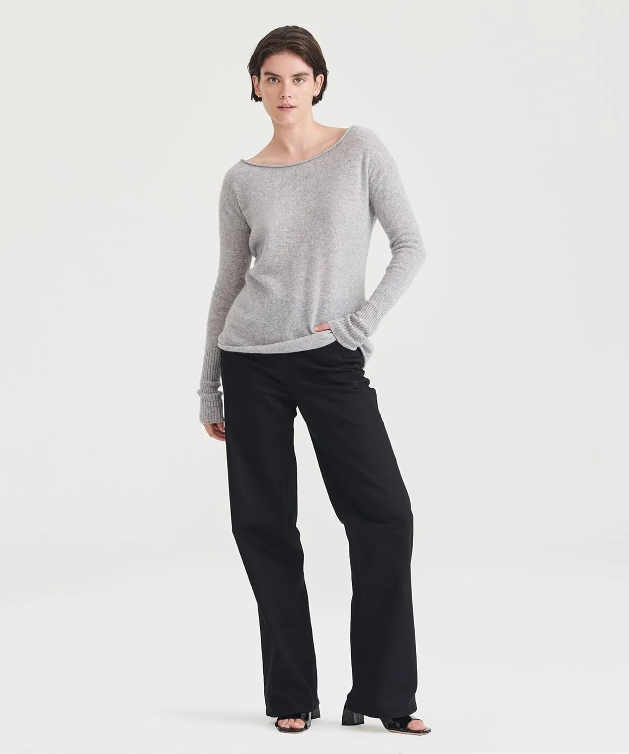 Women's Cashmere Boatneck Sweater