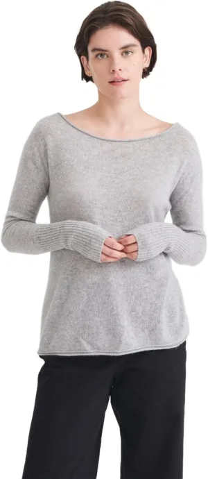 Women's Cashmere Boatneck Sweater