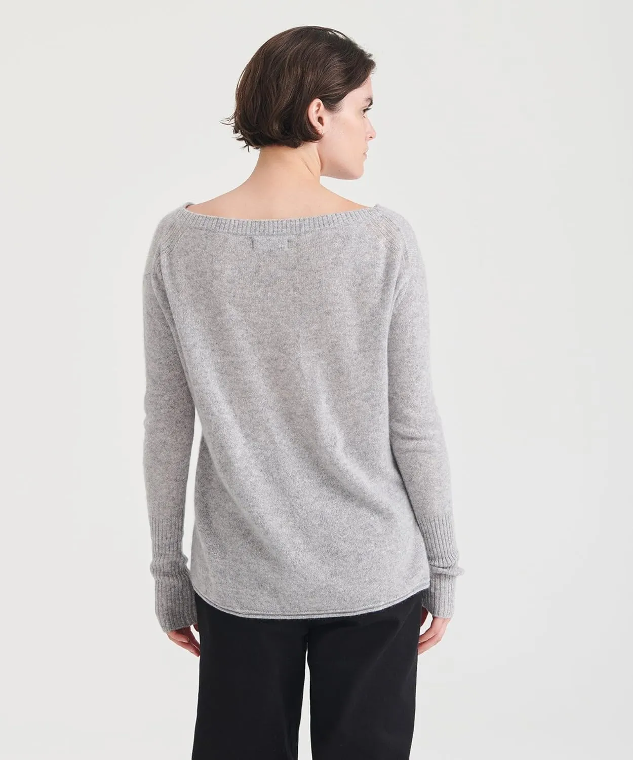 Women's Cashmere Boatneck Sweater