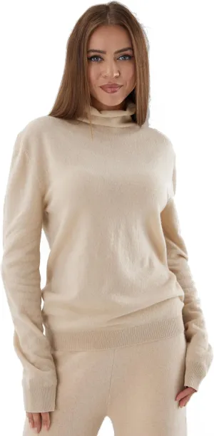 Womens Cashmere Sweater Turtleneck Long Sleeve Pullover High Neck Relaxed Fit, Fall Outfits Sweater, Trendy Tops