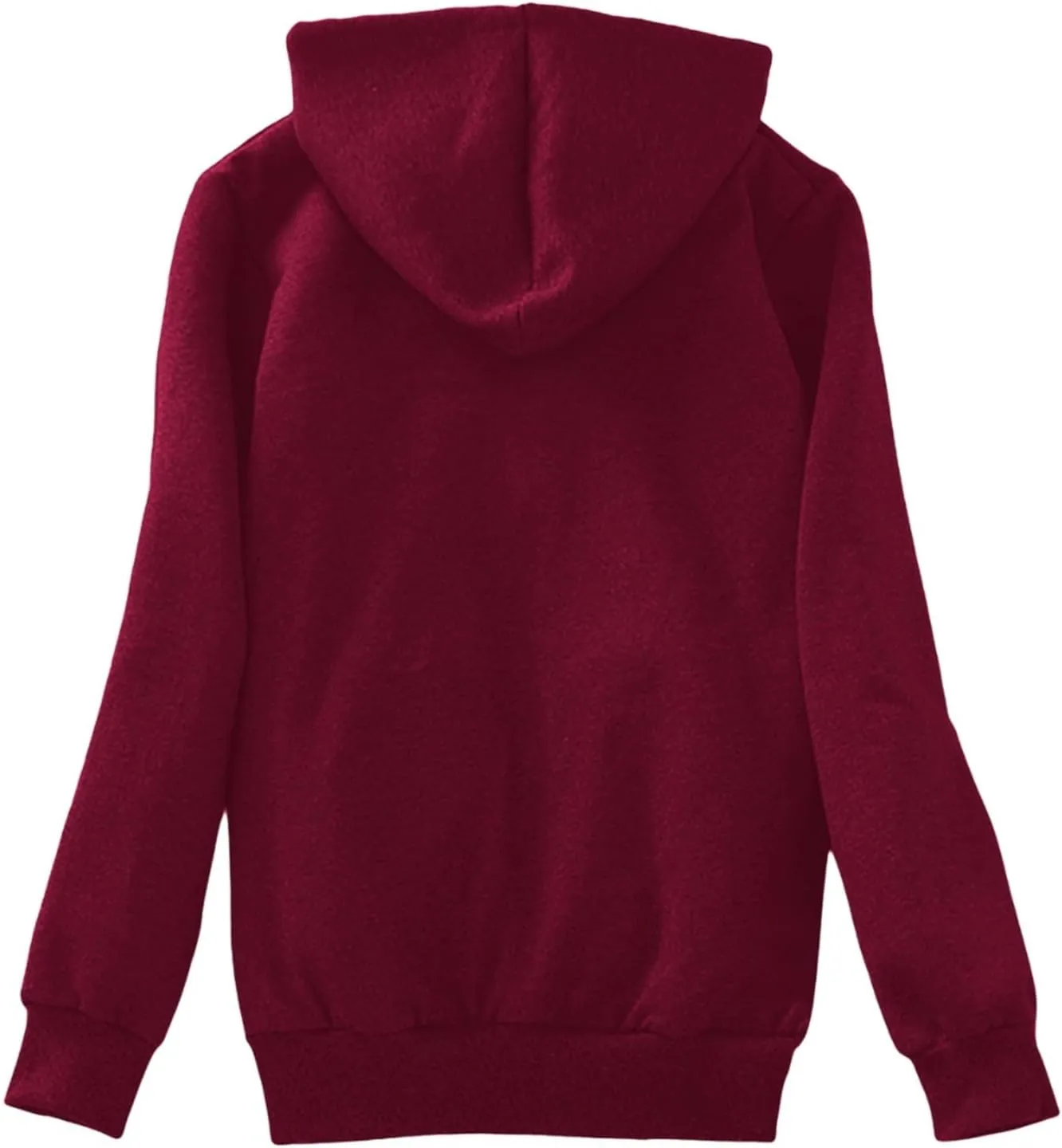Women's Fleece Hoodies Zip Up Drawstring Long Sleeve Sweater Coat With Pocket Oversized Warm Soft Loose Fit Outfits