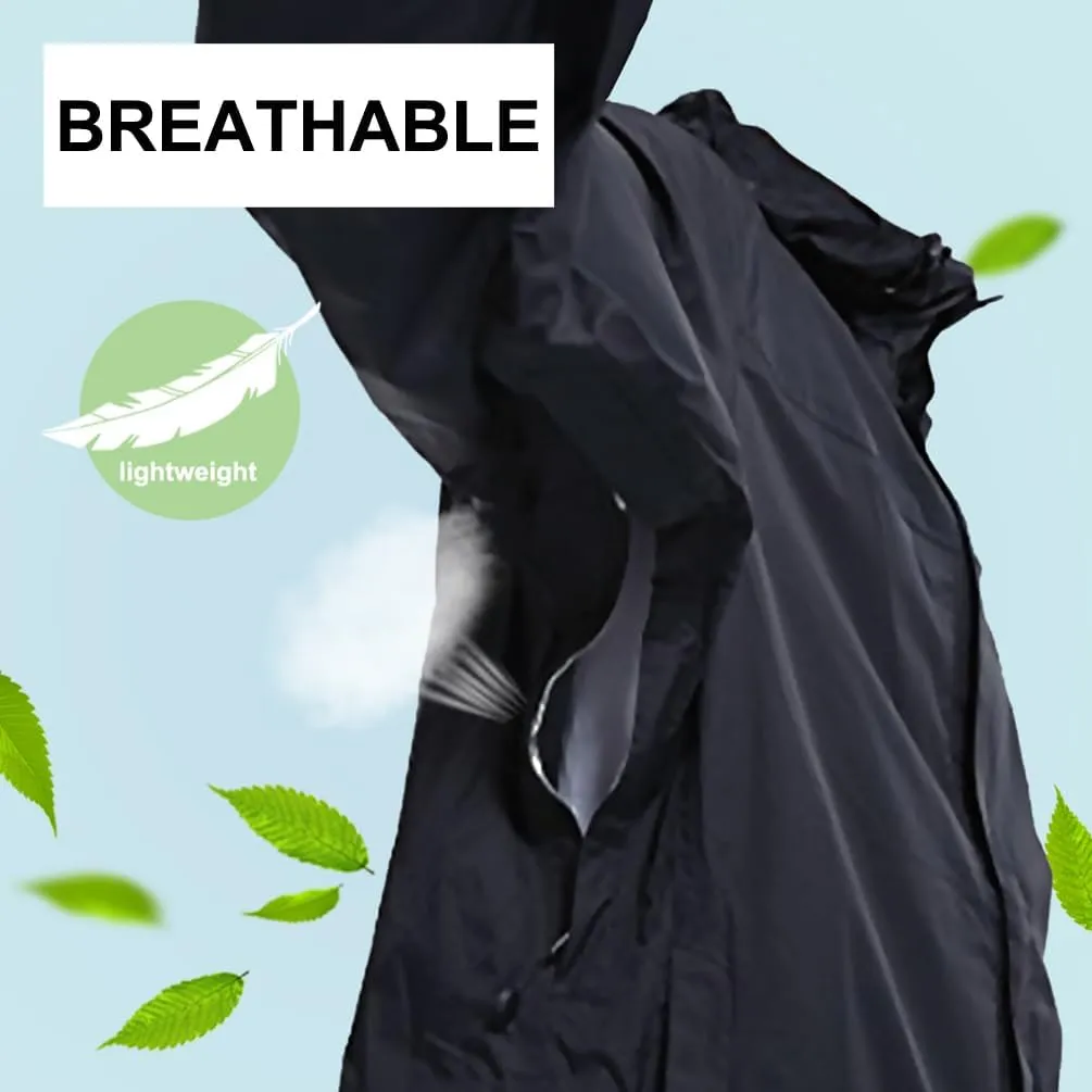 Womens Raincoat Lightweight Rain Jackets Outdoor Waterproof Hooded Windbreaker