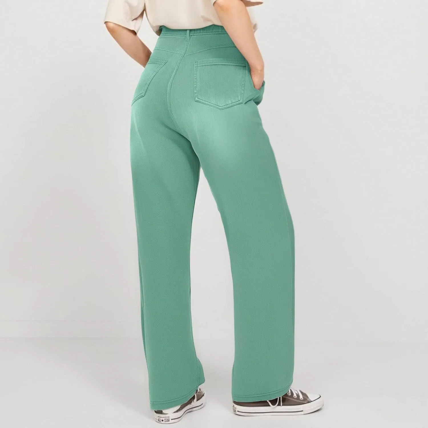 Womens Wide Leg Jeans High Waist Baggy Jeans Casual Loose Boyfriend Jeans Denim Pants Y2K Outfits