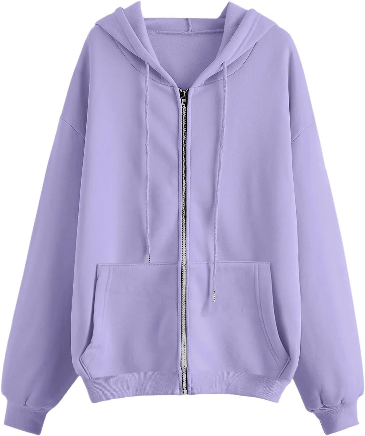 Womens Zip Up Hoodies Oversized Sweatshirts Black Zip Up Hoodie White Hoodie 2024 Winter Casual Jackets
