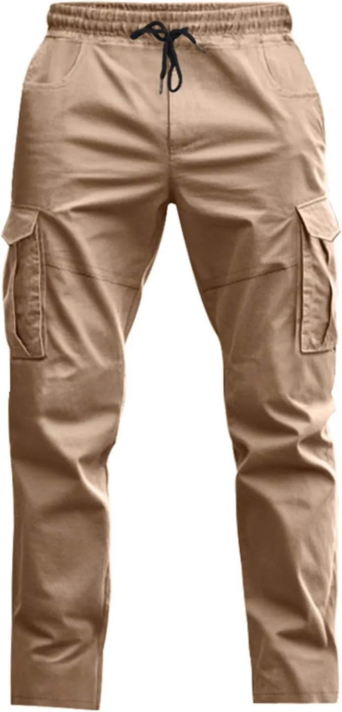 Work Pants for Men Classic Stretch Breathable Military Hiking Big and Tall Ripstop Sweatpants
