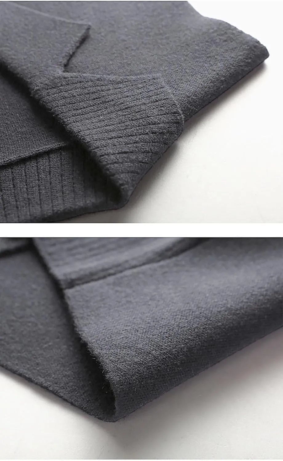 yoeasy Men's Cashmere Wool Blended Button Vest Relax Fit Lightweight V-Neck Sweater Cardigan Sweater