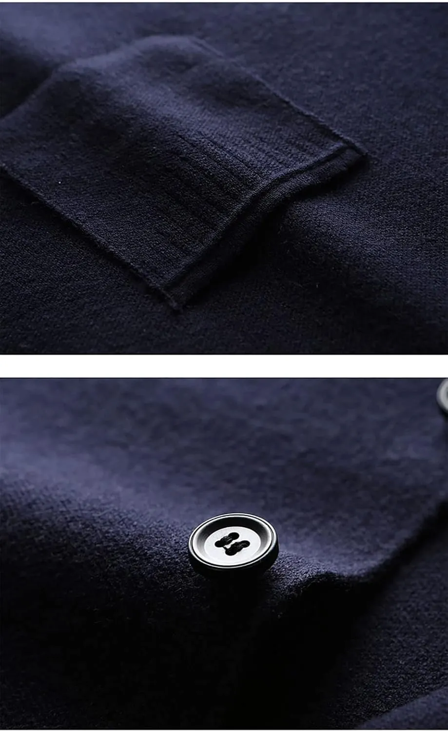 yoeasy Men's Cashmere Wool Blended Button Vest Relax Fit Lightweight V-Neck Sweater Cardigan Sweater