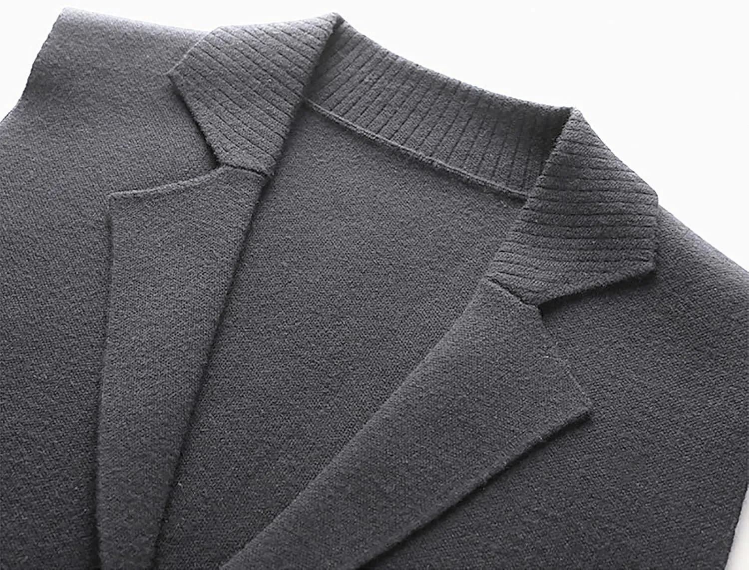 yoeasy Men's Cashmere Wool Blended Button Vest Relax Fit Lightweight V-Neck Sweater Cardigan Sweater