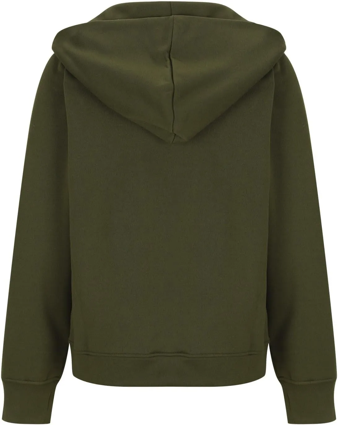 Zip Up Hoodie for Women Long Sleeve Zip Up Lightweight Sweatshirts Casual Loose Fit Plain Hoodie with Thumb Hole